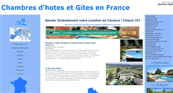 Desktop Screenshot of chambresdhotes-gite.fr